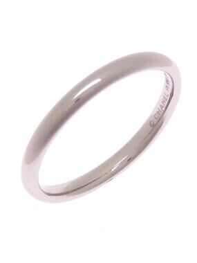 Chanel Band Ring Platinum #276386C94B